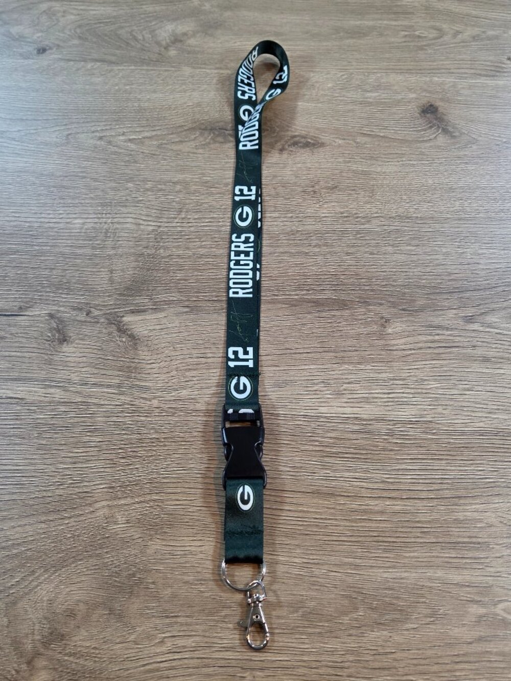 Aaron Rodgers Green Bay Packers #12 NFL Lanyard Detachable KeyChain Yellow Green